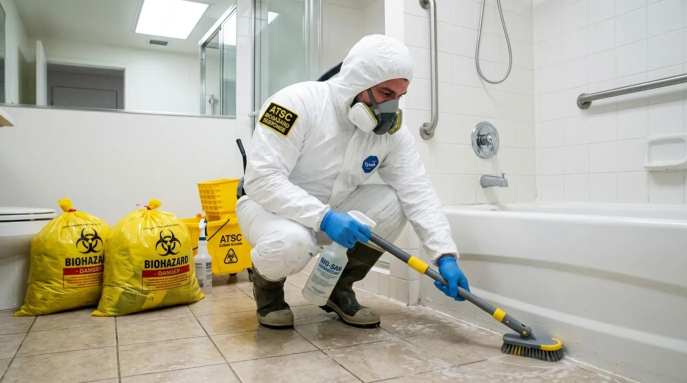 Decontamination equipment deployed for Blood Cleanup in Kings Point